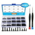 thumbnail image 1 of 1800Pcs Self Tapping Mini Electronic Screw Assortment Wood Screws Set M1-M1.7, 1 of 5