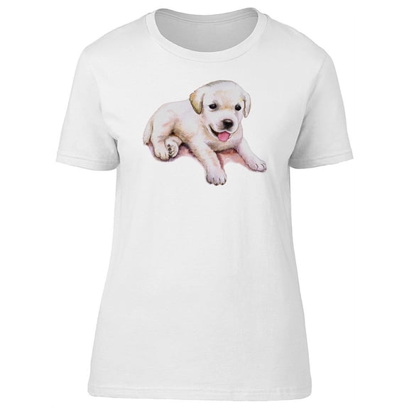 Labrador Retriever Puppy T-Shirt Women -Image by Shutterstock, Female x-Large