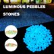 thumbnail image 2 of Piedras luminosas para jardín, guijarros que brillan en la oscuridad, 300 piezas, rocas, pasarelas, decoración de hadas, bricolaje, 2 of 5