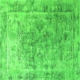 thumbnail image 1 of Ahgly Company Indoor Square Oriental Green Industrial Area Rugs, 3' Square, 1 of 4