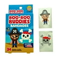 thumbnail image 2 of Boo Boo Buddies Kids Adhesive Bandages Pirate Skull Style 24 Count, 2 of 3