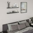 thumbnail image 6 of Ballucci 36" Floating Shelves, 2-Pack Wood Wall Shelf Set with Invisible Brackets, 6" Deep, Black, 6 of 8