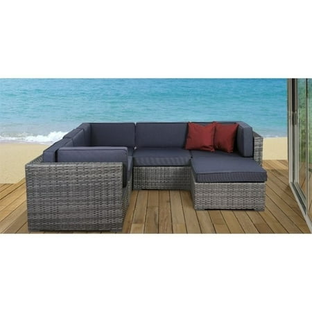 For Atlantic Bellagio 6 Piece Patio Sectional Set High Quality Wicker Ideal Outdoors And Poolsides Accuweather For Atlantic Bellagio 6 Piece, Atlantic Bellagio Patio Furniture