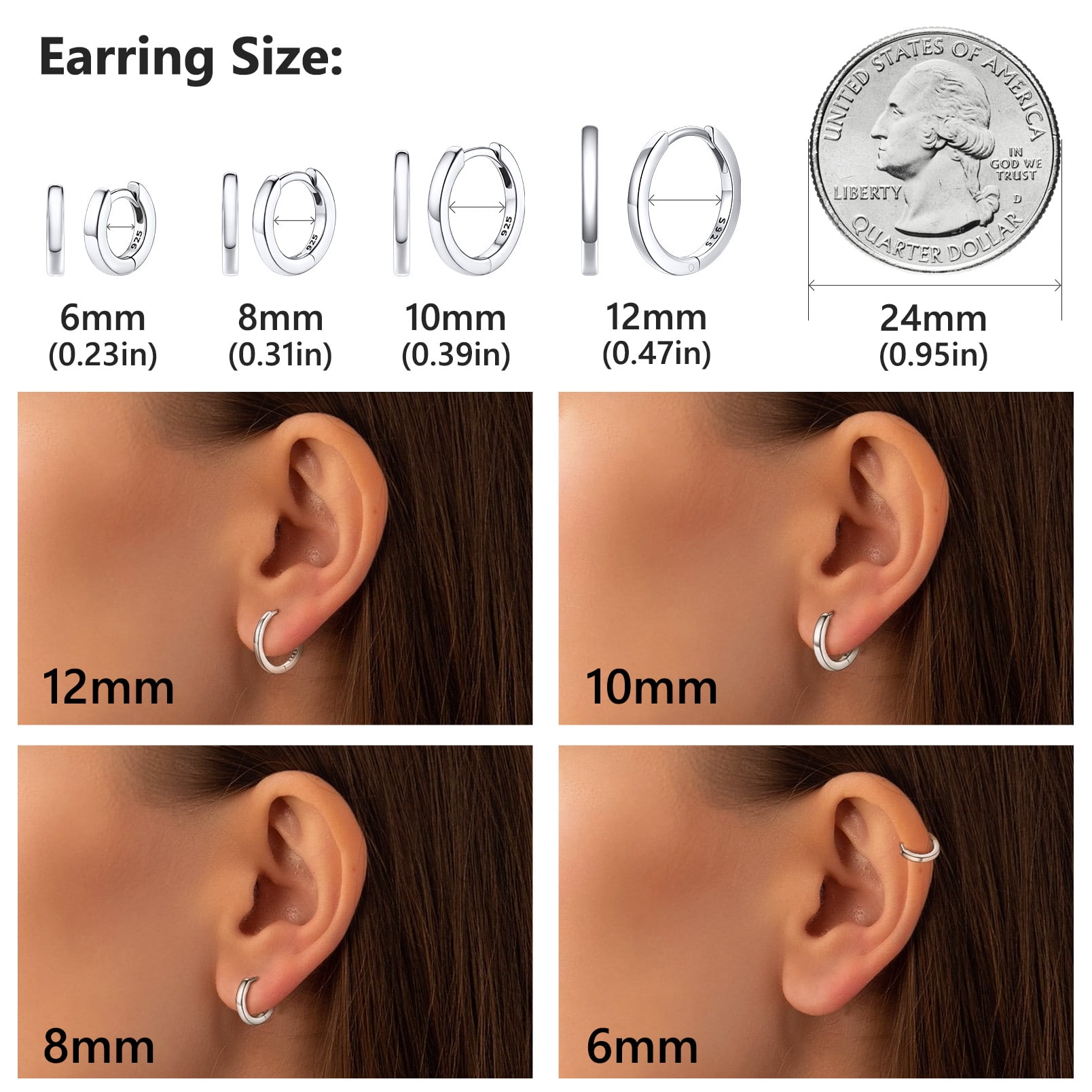 ソフィーブハイ　Small Blondeau Hoops - Silver ソフィーブハイ Small Blondeau Hoops - Silver Small Blondeau