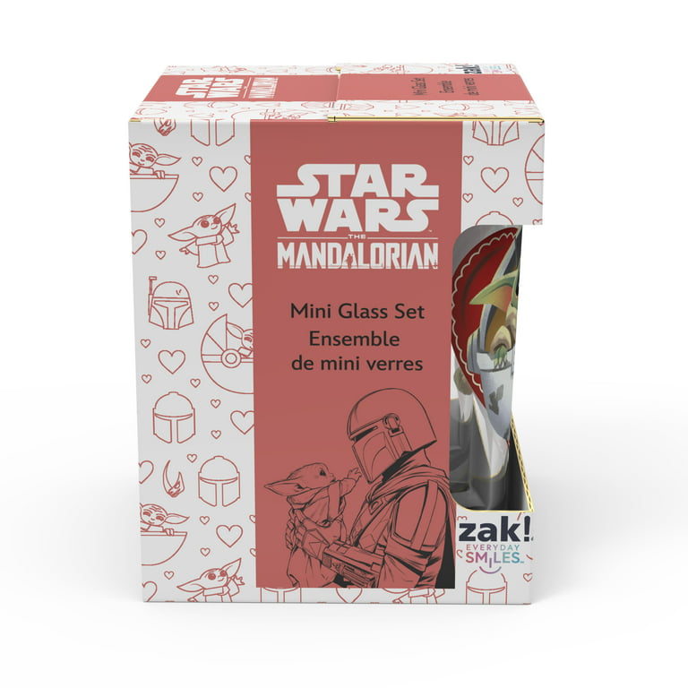 DISNEY Star Wars ZAK Tall Shot Glass Collector Set of 4 (2 oz)