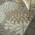 thumbnail image 6 of Nourison Tropical Oasis Indoor/Outdoor Modern Floral Natural 3'6" x 5'6" Area Rug, (4' x 6'), 6 of 9