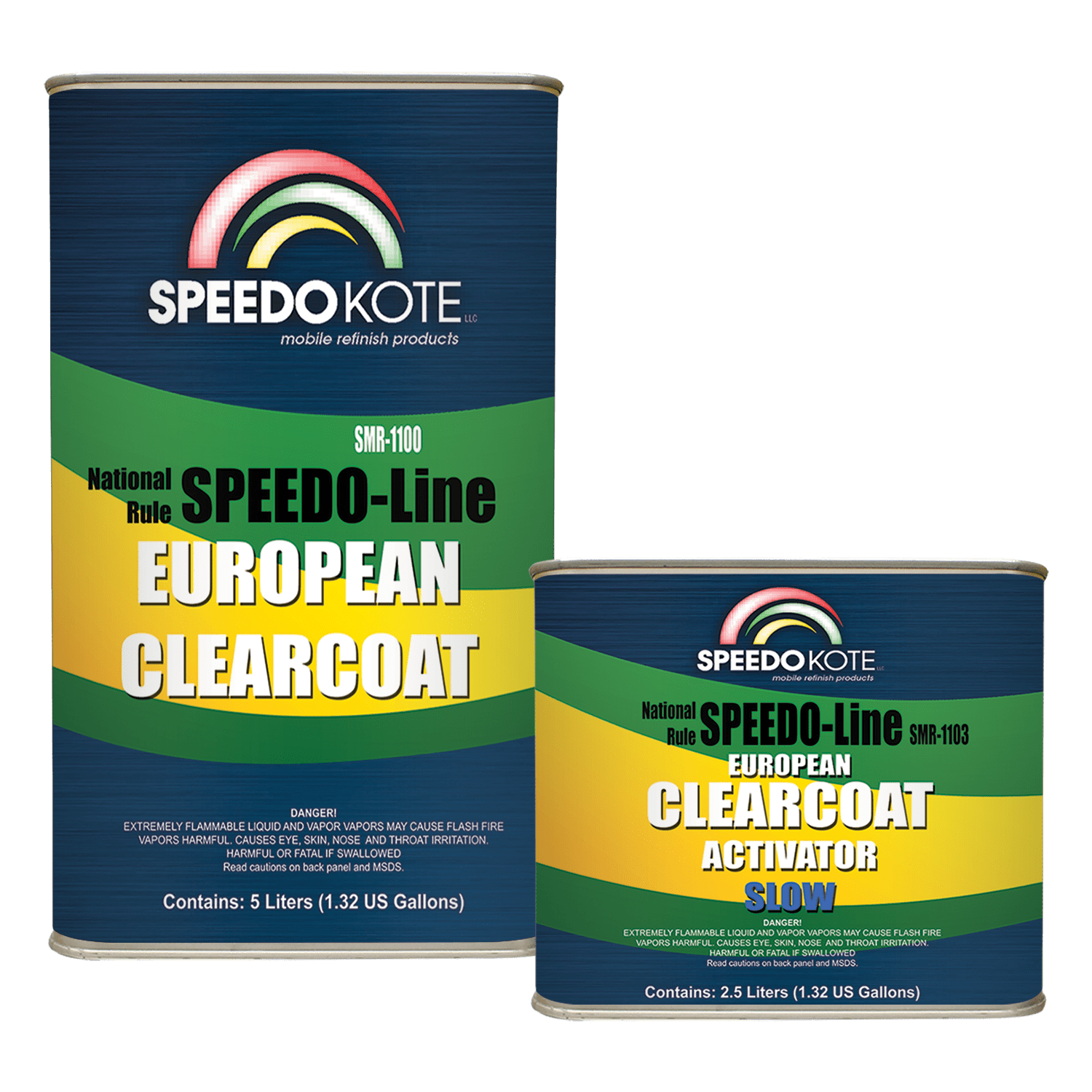 European Clear Coat 2K Urethane, SMR1100 7.5 Liter Euro Clearcoat w