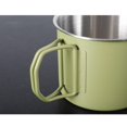 thumbnail image 4 of Taza de viaje de café aislada de acero inoxidable con asa, 4 of 5