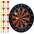 thumbnail image 1 of Magnetic Dartboard Set with 20 Darts - 16 Inch Dart Board - Safe for Kids and Adults - Gift for Game Room, Office, Man Cave and Parties (Green Red White), 1 of 1