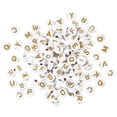 thumbnail image 1 of RUNROTOO 1000Pcs Acrylic Alphabet Beads Multi Color Delicate DIY Letter Beads for Bracelet Decor, 1 of 8