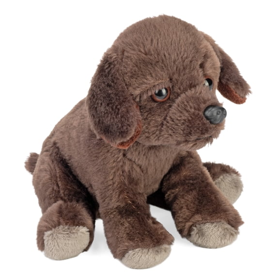 Wild Republic Pocketkins Eco Chocolate Labrador, Stuffed Animal, 5 Inches, Plush Toy, Made from Recycled Materials, Eco Friendly