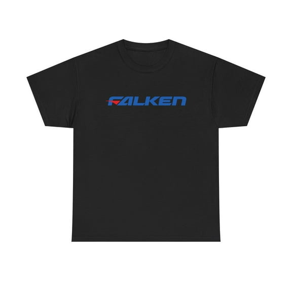 Falken Tire Premium Japanese Rubber T Shirt Black White Navy Grey Tee - Black / L