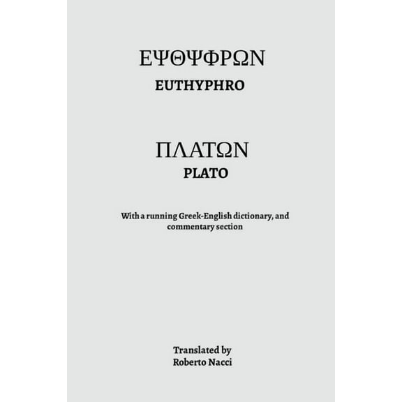 Euthyphro, (Paperback)