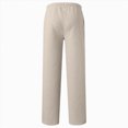 thumbnail image 4 of TOWED22 Boys' French Terry Open Bottom Sweatpants Sweats for School Kids Teens with Pockets,Khaki,11-12 Y, 4 of 5