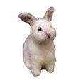 thumbnail image 2 of 3 Pieces Needle Felted Rabbit Figurine DIY Crafting Decor Desktop Decoration Zulema none, 2 of 8