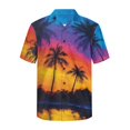thumbnail image 5 of KUIFORTI Hawaii Matching Couple Outfits Mens Casual Shirts Hawaii Dress Men’s Hawaiian Shirt Sunset Hawaiian Tree 4-Way Stretch Lightweight Suitable for Everyday Casual Wear, 5 of 7