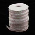 thumbnail image 1 of Adorno de encaje de tela de brillo de 49 yardas blanco Perfecl Glitter Velvet Ribbon, 1 of 8
