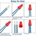 thumbnail image 4 of Connecteurs de Fil Torsadé Colorés, 220 Pcs Capuchons Isolants pour Connexion Rapide, 4 of 5
