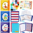 thumbnail image 2 of QJUHUNG Magnetic Alphabet and Numbers Learning Book Set  Educational Toys for Kids 3-6 Years  Early Development Logic & Math Puzzle Activities  Fun Drawing Board Game with Magnetic Match, 2 of 7