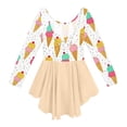 thumbnail image 5 of Grblisyd Ballet Leotards for Girls Floral Print Dance Leotards with Skirt Gymnastic Ballerina Outfit Dress Classic Long Sleeve, 5 of 6