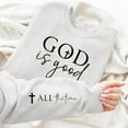 thumbnail image 3 of Hauaitttt Women's Fashion Floral Print Pullover Sweatshirt Casual Hoodie Style Top Knit Short Distressed Tees Women Ladies Sweat Shirt Easy Fall Outfits Hooded Zipper Sweatshirt Women Sweater, 3 of 3