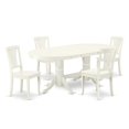 thumbnail image 2 of East West Furniture Dining Room Set Linen White, VAAV5-LWH-W, 2 of 6