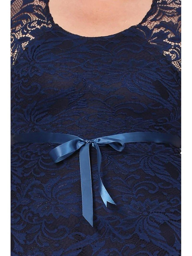 green emerald velvet dress Glitter Illusion Tiered Plunge Fit and Flare Dress Junior / 10 / Navy