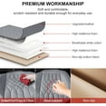 thumbnail image 4 of - Leather Front Car Seat Covers - Bottom Car Seat Covers Fully Wrapped and Fits Most Vehicles, 4 of 7