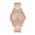 thumbnail image 1 of Michael Kors Ritz Rose Or-Ton Cristal Dames Montre MK6863, 1 of 15