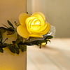 Jura Inc Simulation Vine Rose Flower LED Fairy String Light Garland Lamp Decor (7m)