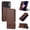 dark brown, variant on For iPhone 17 Pro Case Premium PU Leather Simple Wallet Case TPU Bumper Card Slots Kickstand Magnetic Closure Shockproof Flip Cover,black,For iPhone 17 Pro