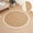 Beige, variant on Cotton Rope Cat Rug, Washable Round Cat Scratch Mat with Tassels, Reversible Non-Slip Boho Area Rug for Indoor Cats, Soft Scratching Pad to Protect Furniture, Home Decor for Living Room Bedroom