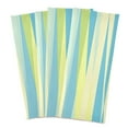 thumbnail image 2 of Blue Green Yellow Stripes Decorative Waffle Towel Kitchen Dishcloth 28x18in Multi-Use Tea Towel, 2 of 7