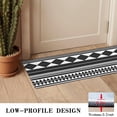 thumbnail image 3 of Black White Ethnic Pattern Door Rugs,Washable Non Slip Door Mats Indoor,Decorative Door Mats,Entry Mat Indoor for Entrance,Bedroom,Kitchen,Bathroom,16"x47", 3 of 6