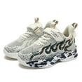 thumbnail image 3 of Kids Shoes Boys Running Tennis Athletic Shoes Girls Sneakers Comfortable for Little Kid/Big Kid White, 3 of 6