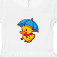 thumbnail image 4 of Inktastic Rainy Ducky Girls Toddler Dress, 4 of 5