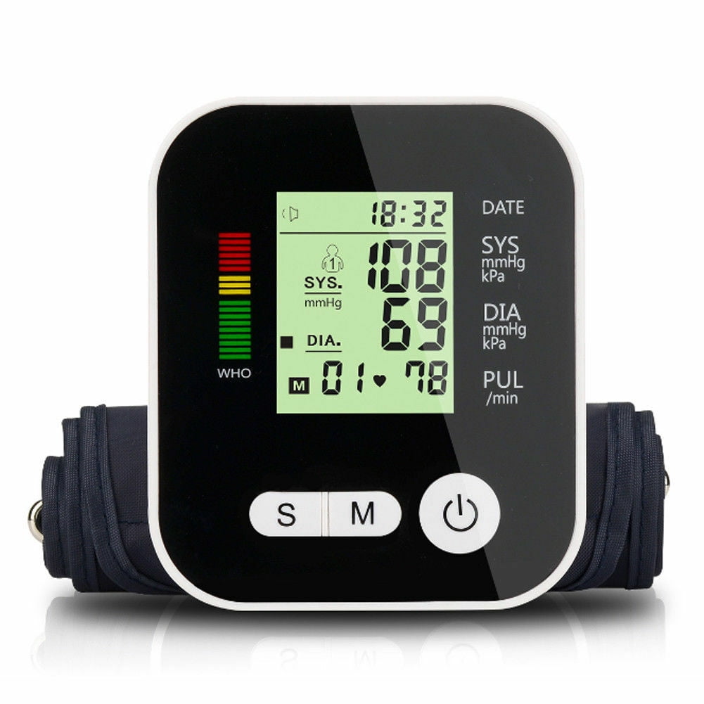 Dropship Digital Arm Blood Pressure Monitor LCD Digital Heart Beat