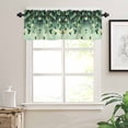 thumbnail image 7 of Kitchen Curtains and Valances Set, Rod Pocket Window Valance 18 Inch Window Curtain Panels for Living Room Bedroom Laundry, 27.5x36in, 3 Pieces, 7 of 7