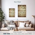 thumbnail image 3 of Elephant Stock Kitchen Inspiration Wall Art - Vertical Multi Panel Canvas - Kitchen Wall Decor - Inspirational And Typography Multi Panel - Black And Red Decor - 14" x 23", 3 of 4