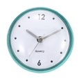 thumbnail image 4 of Waterproof Bathroom Clock Battery Operated Wall Clock with Suction Cup, Green 2 Pack, 4 of 7