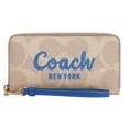 thumbnail image 1 of Cartera Coach Beige Con Logo Azul, 1 of 4
