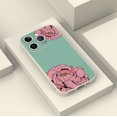 thumbnail image 4 of Máxima protección con un toque especial: funda plateada de color de doble capa con impresión de imágenes vibrantes y arenada para iPhone 15 Pro Max 14 13 12 Pro 11, 4 of 4
