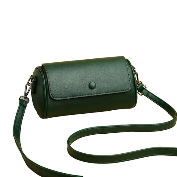 FENOHREFE PU Handbag Retro Shoulder Crossbody Bag Sling Bags Zipper Satchel for Women Girls