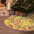 thumbnail image 5 of Balery Colourful Tie Dye 1 Printed Christmas Tree Skirt , Merry Christmas Party Christmas Tree Decoration,Adjustable Tree Skirt-48", 5 of 6