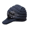 thumbnail image 1 of Destyer Fashionable Knitted Caps With Ear Protectors For Extra Warmth Knitted Hats Funny Hat Wool Hat dark grey 1Set, 1 of 6