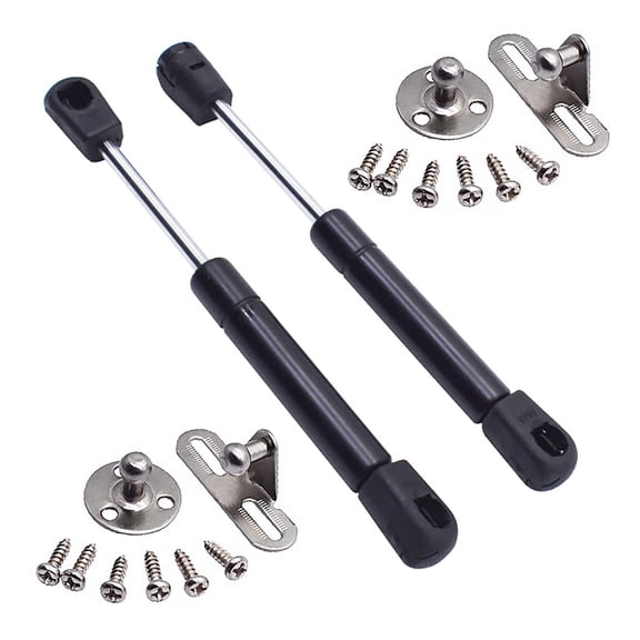 Pair of Gas Spring Lifting Support Rods, 7" Unfolded, 100N