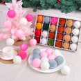 thumbnail image 5 of 12 bolas navideñas de 2,4 pulgadas para árbol de Navidad, bolas decorativas de terciopelo, adornos navideños para árbol de Navidad, decoración navideña, 5 of 5