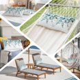 thumbnail image 6 of Teal Eucalyptus Pillow Covers 24"x36", Watercolor Spring Weeping Botanical Soft Brushed Microfiber Breathable Throw Pillow Covers, Decorative Pillowcase with Zipper for Couch Sofa Bedroom Living Room, 6 of 9