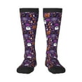 thumbnail image 2 of Lsque Halloween Sweet Candy Printed Crew Socks Men's Women's LightWeight Thin Casual Calf Socks ,Knee High Socks,Cotton Socks, 2 of 9