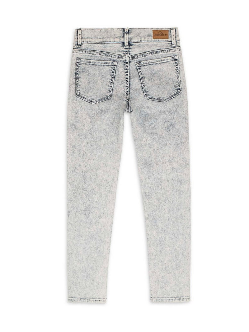 Jordache Girls Acid Wash Pull On Jeggings, Sizes XS-2X